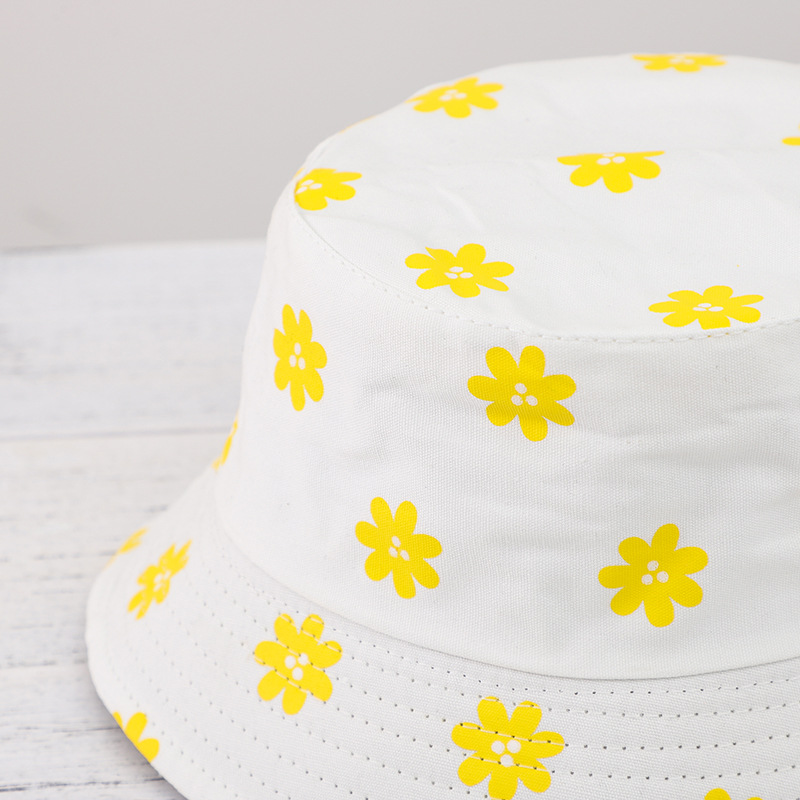 Unisex Lässig Blume Breite Traufen Bucket Hat display picture 10