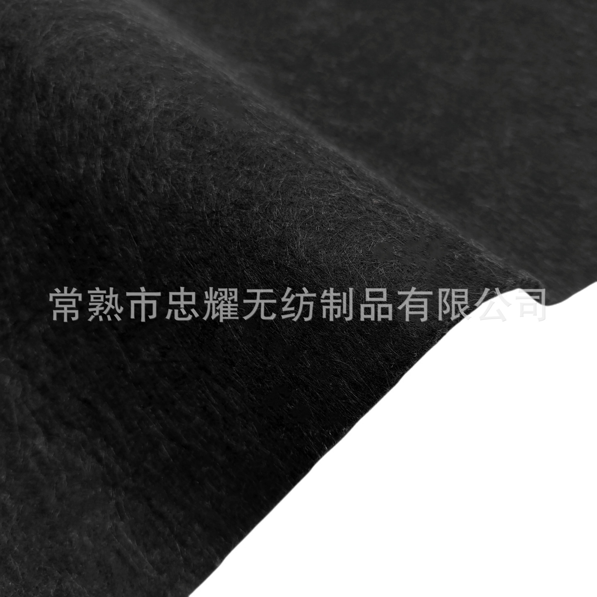 黑色加硬针刺无纺布2mm 3mm 4mm毛毡不织布各类加厚针刺无纺布