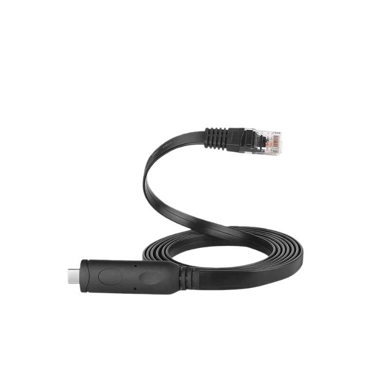 Кабель Type-C → RJ45 консольный, 1–5 м, RS232 для настройки последовательного порта маршрутизатора Cisco