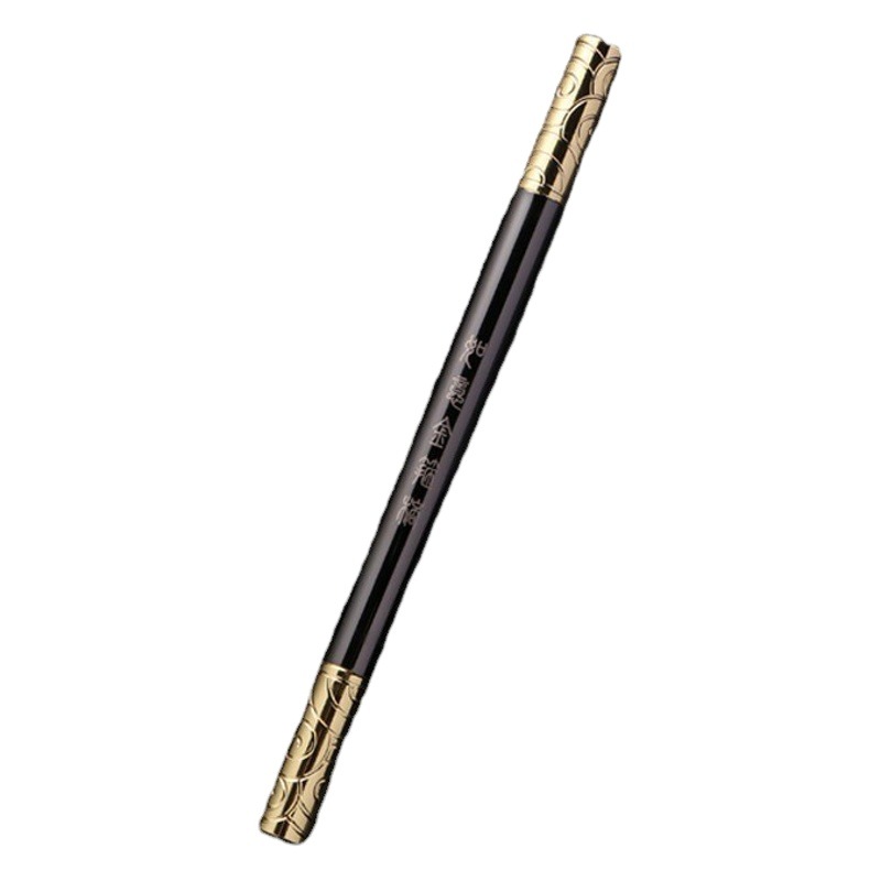 Bolígrafo de aro dorado de latón, bolígrafo de gel, regalo de negocios para oficina, bolígrafo de firma, bolígrafo de orbe, bolígrafo de papelería para estudiantes, venta al por mayor