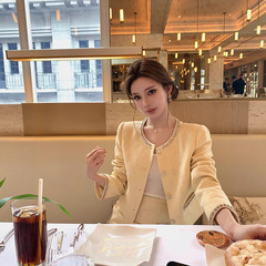 邱肉瑶 Chic小香风千金套装女秋季新款名媛气质修身优雅外套短裙