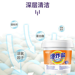 Floral Blast Salt 1000g Powerful Mold and Yellow Stain Remover Laundry Powder Colorful Clothes Universal Color Bleach Bleaching Agent