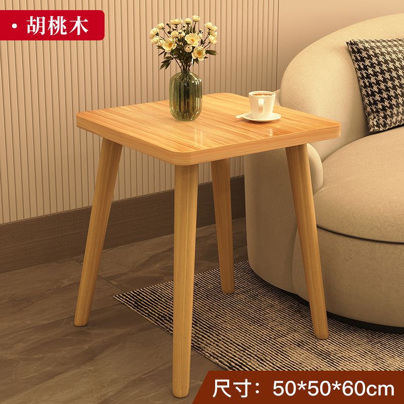 사각테이블[원목다리]월넛 50*50*60