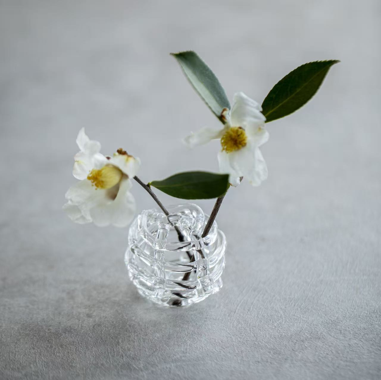 创意透明手工玻璃剑山花器摆件酒店民宿软装书柜饰品现代插花器