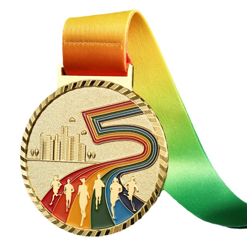 Цинковый сплав медаль настройки компании ШКОЛА спортивные соревнования металлическая медаль настройки работает летний лагерь медаль