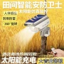 说话人体仿真太阳能监控灯