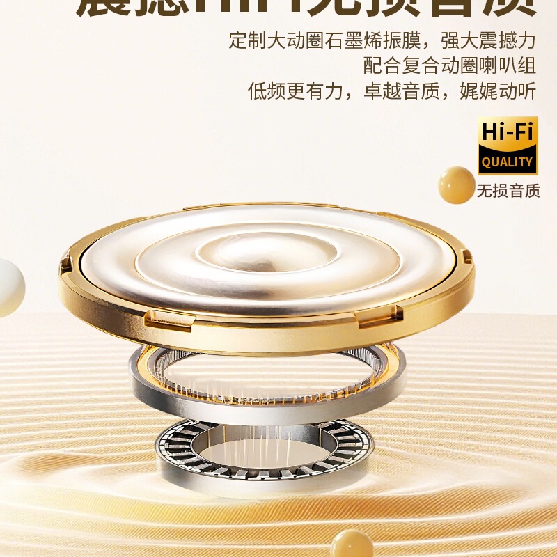 蓝牙耳机真无线颈挂脖式高音质降噪超长续航游戏听歌数显2025新款|undefined