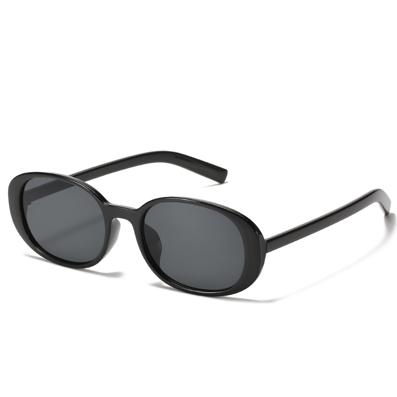 Gafas de sol ovaladas estilo coreano, gafas de ojo de gato retro con montura pequeña, venta directa de fábrica