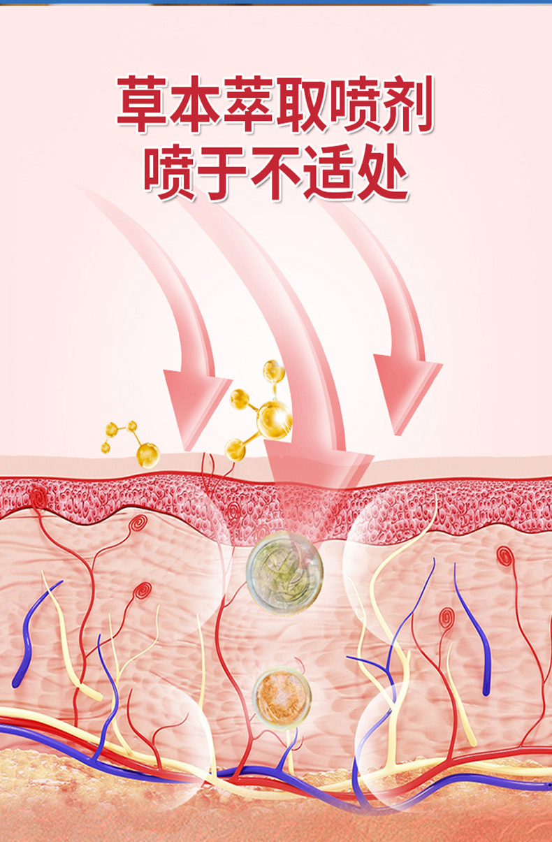 Meng Hu Pain Relief Spray External Analgesic Liquid 60ml for Waist and Fitness Recovery specifications