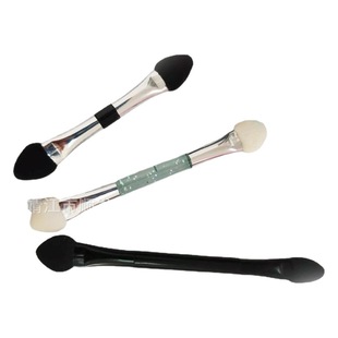 Sales eye shadow brush single double head makeup brush sponge stick eye Halo brush makeup tools can be Wholesale