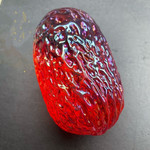 新疆库尔勒鸡血陨石 七彩沙漠手球小摆件能量石原石直播货源批发