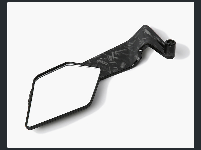 Cross-Border New Motorcycle Rearview Mirror No. 9 Mavericks Universal Fixed Wing Reflector Aluminum Alloy Modification Accessories