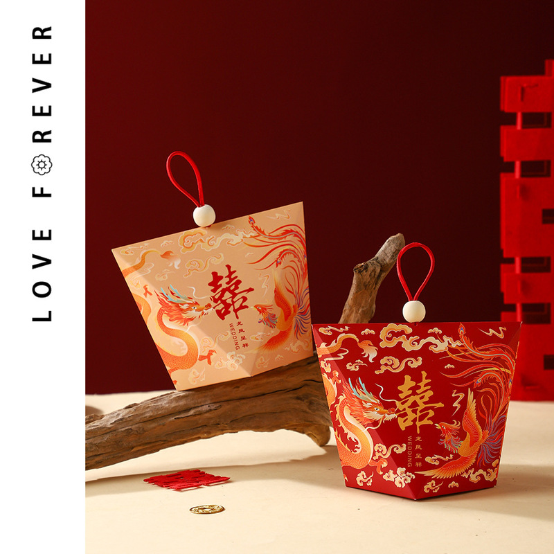 Wedding Candy Box 2025 New High-End Wedding Supplies Sugar Box Wedding Candy Bag Satchel Candy Gift Box