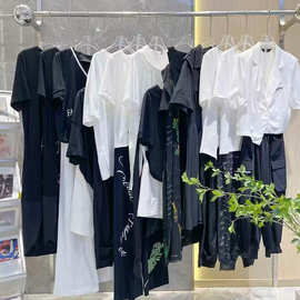 黑白潮牌鼻祖【欧E黑马蓝】专柜品牌撤柜25夏装实体直播走份尾货