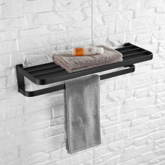304 black towel rack, mute black tissue holder, 304 stainless steel hanging bathroom accessories set, cross-border export