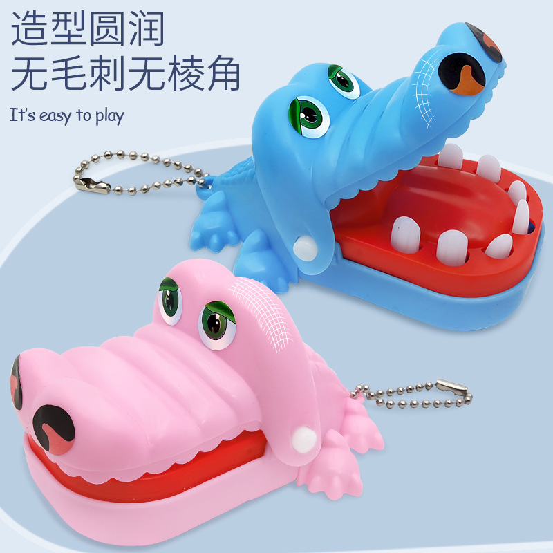 Mini Crocodile Hand Bite Toy with Keychain, Prank Crocodile Toy Mini Crocodile Hand Bite Toy with Keychain, Prank Crocodile Toy