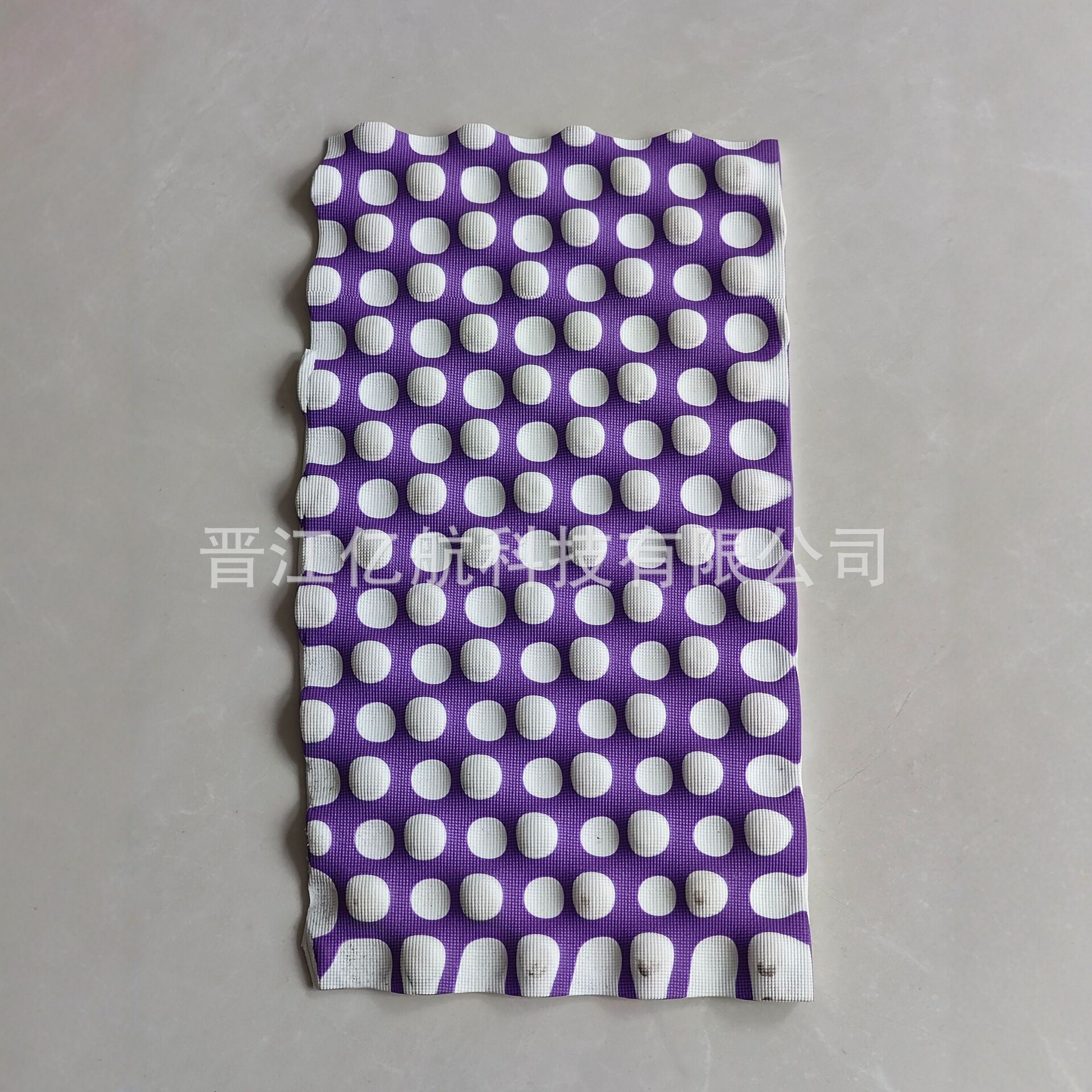 Purple 3D Foam Massage EVA Dance Mat Fitness Mat Non-Slip Sports Floor Mat for Indoor and Outdoor Use