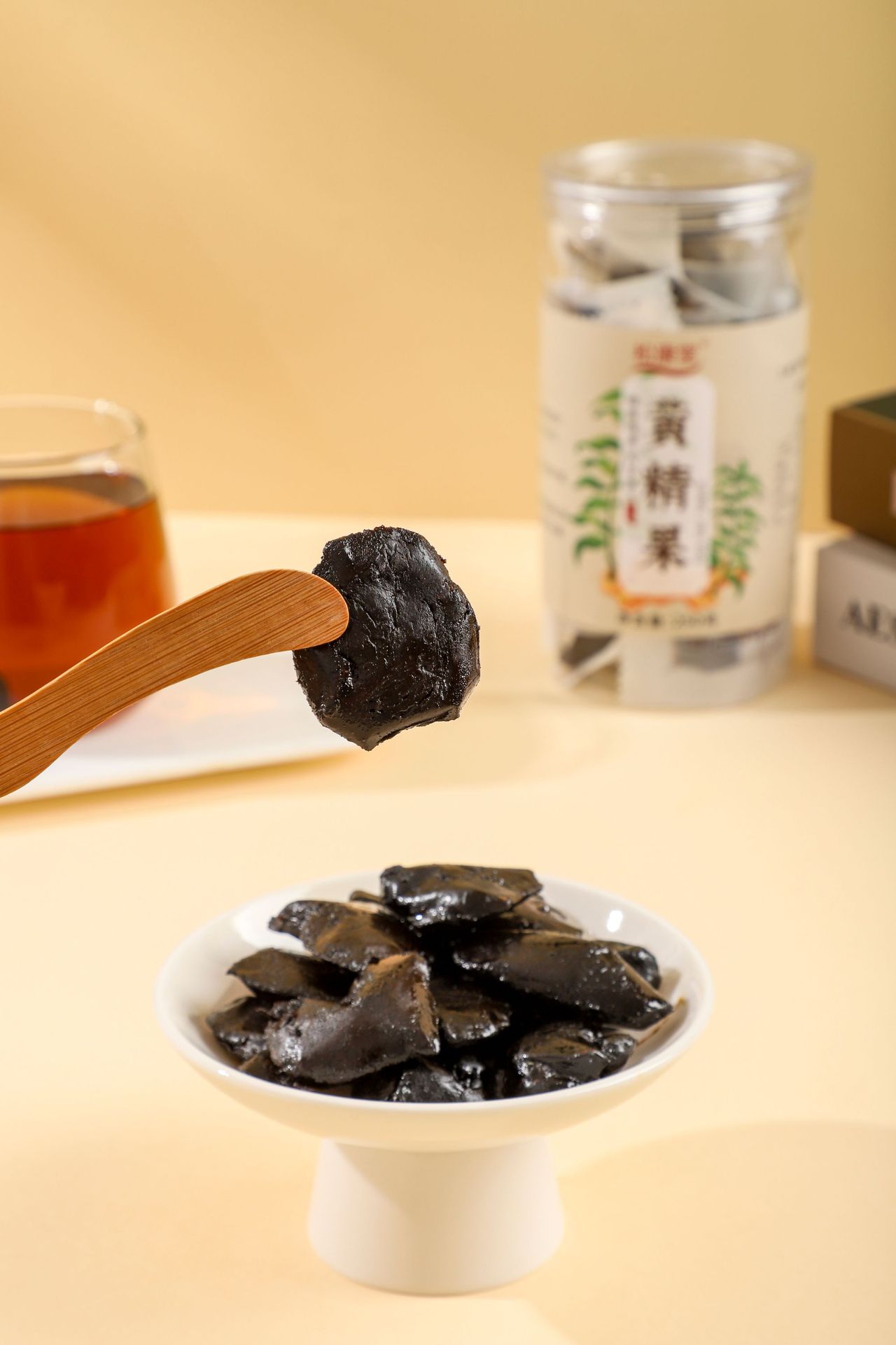 Nine Steamed Nine Sun Dried Huang Jing Fruit Ready to Eat Polygonatum 250g Bottle key features