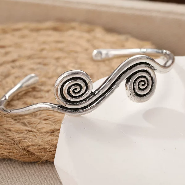 Chenyue Cross-Border Earrings European and American Minimalist Silver Copper Bracelet Vintage Factory Direct Sale
