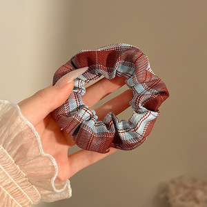 Dulce de alto nivel, anillo de cabello de intestino grueso, cordón de cabello de cola de caballo baja coreana, cordón de cabello grande, delicado, adornamiento de cabello de princesa de alto valor
