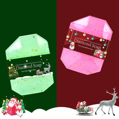 クリスマスプレゼント石鹸祝日クリスマスセット手作り石鹸お土産diy石鹸クロスボーダー対外貿易卸売り