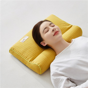 Comprehensive Quilted Anti-Traction Pillow Cervical Pillow Buckwheat Shell Flower Pillow "Large Source Factory"