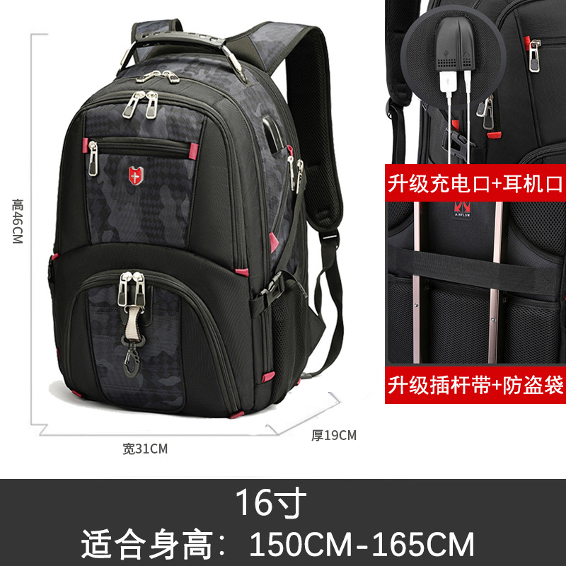 バックパック メンズバッグ 大容量 ビジネス旅行 パソコンバッグ 多用途 中学生用バッグ カジュアル 登山 メンズバックパック