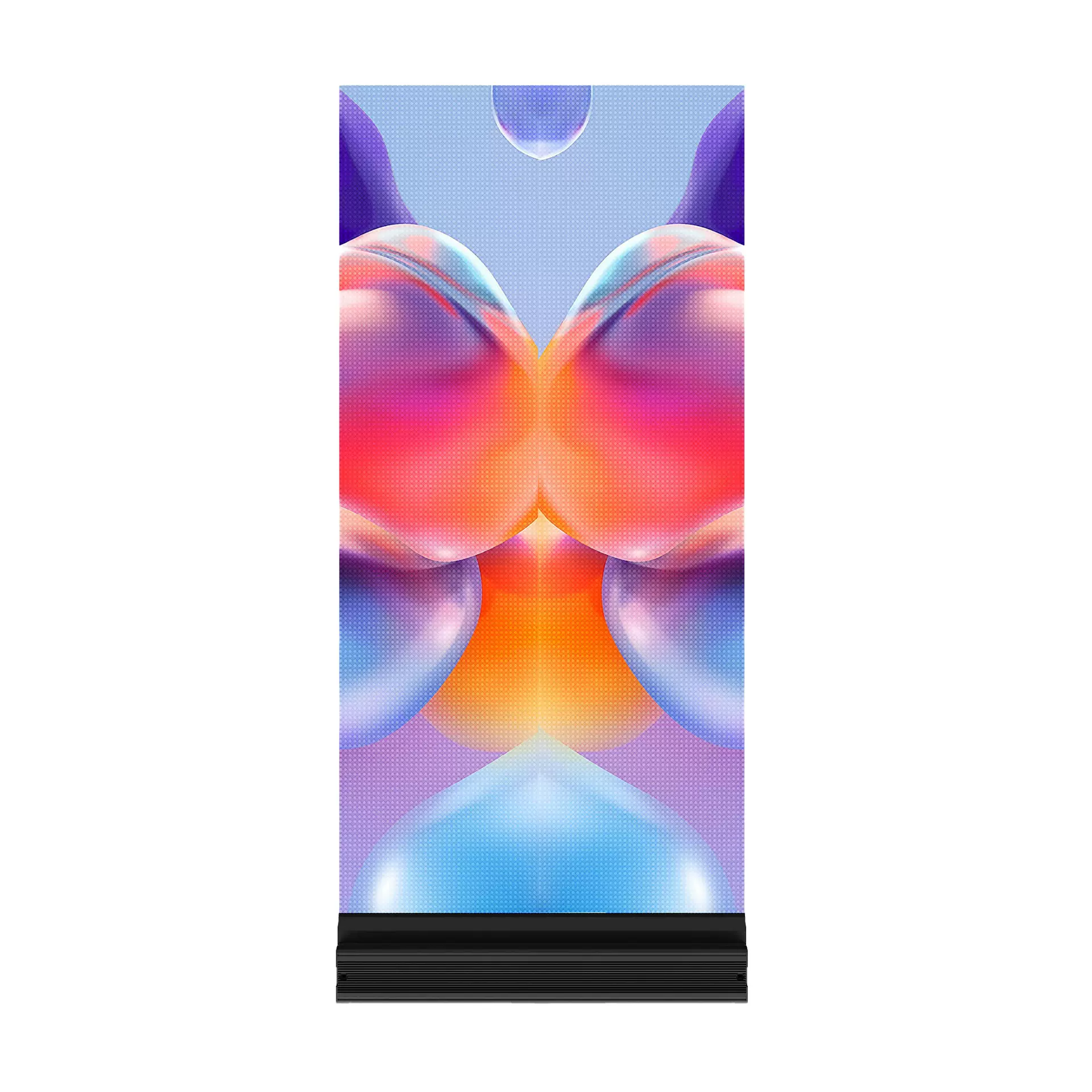 LED全息屏隐形广告机透明LED高清显示屏