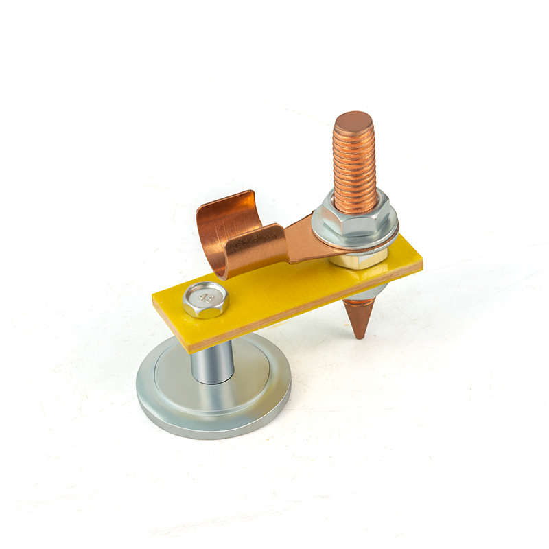 Soldadura eléctrica corbata de hierro artefacto magnético fuerte máquina de reparación de chapa eléctrica máquina de soldadura de tierra alambre de tierra imán de alambre de hierro soldadura corbata cabeza de hierro