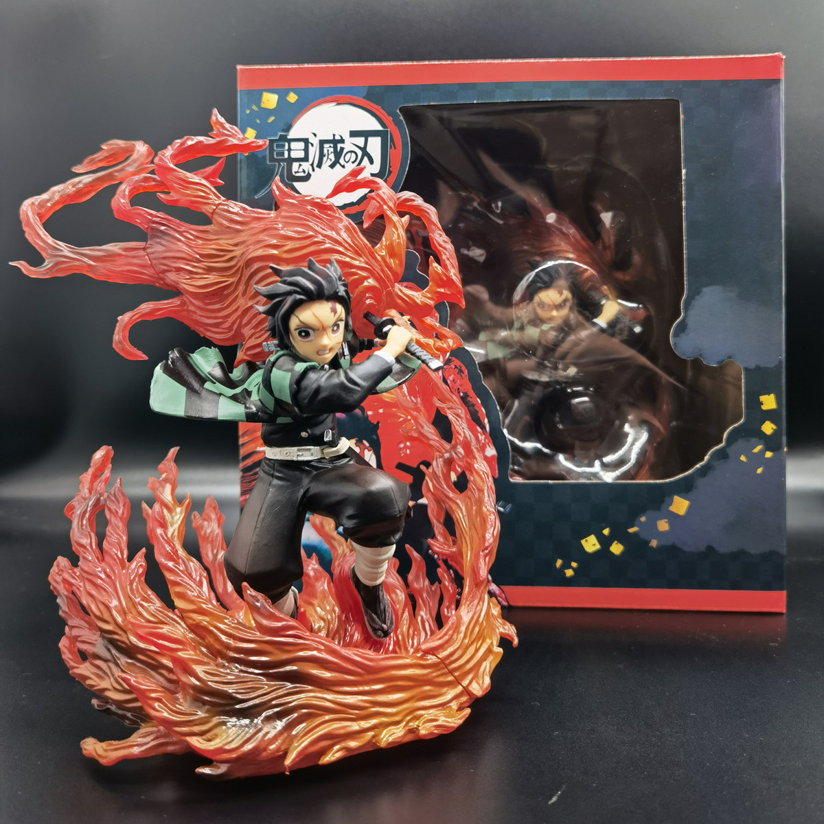 En stock FiguartsZeroFZ Ghost Blade carbón hecho a mano Zhilang fuego Dios música modelo decoración versión de alta calidad
