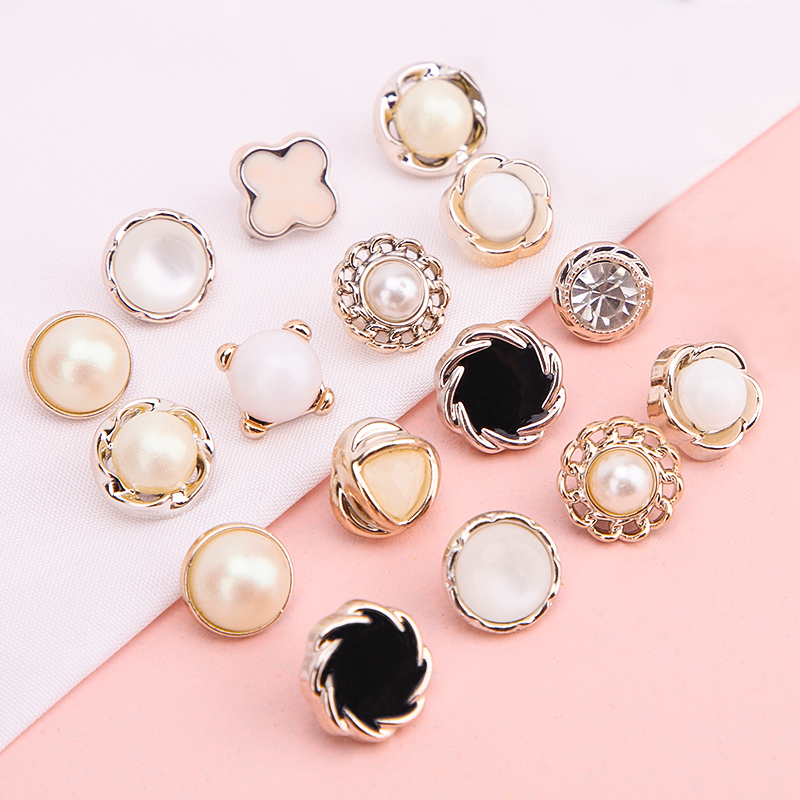 Shirt Buttons for Women, Long-Sleeved Round Chiffon Shirt Buttons, Cardigan Buttons, Shirt Buttons, Collar Buttons, Decorative Buttons Shirt Buttons for Women, Long-Sleeved Round Chiffon Shirt Buttons, Cardigan Buttons, Shirt Buttons, Collar Buttons, Decorative Buttons