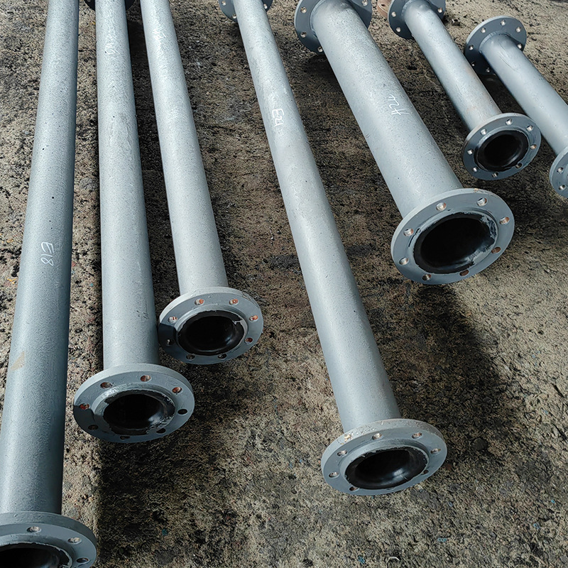 Rubber lined pipeline manufacturer Rubber lined pipeline Rubber lined pipeline Thermal power desulfu