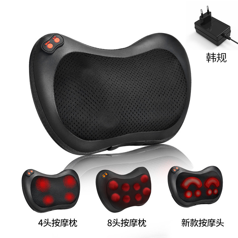 クロスボーダー電動頚椎マッサージ枕卸売り多機能車載家庭用肩首マッサージ器腰腹背中マッサージ器|undefined