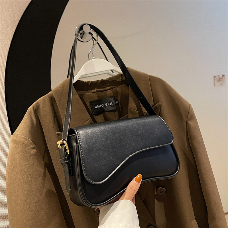 Dames schoudertas met magneetsluiting, stijlvolle crossbody tas_voghion.com