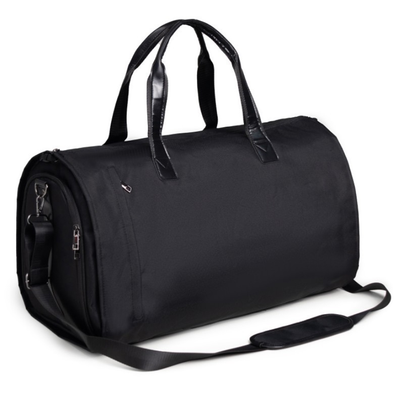Nueva ropa de viaje bolsa de equipaje de transformación para llevar bolsa de ropa de cuero artificial impermeable traje de viaje correa de hombro