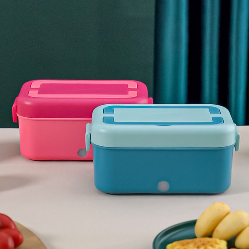 Water-free electric heating lunch box, on-board heating, charging and insulation, portable wireless self-heating lunch box for office workers and students