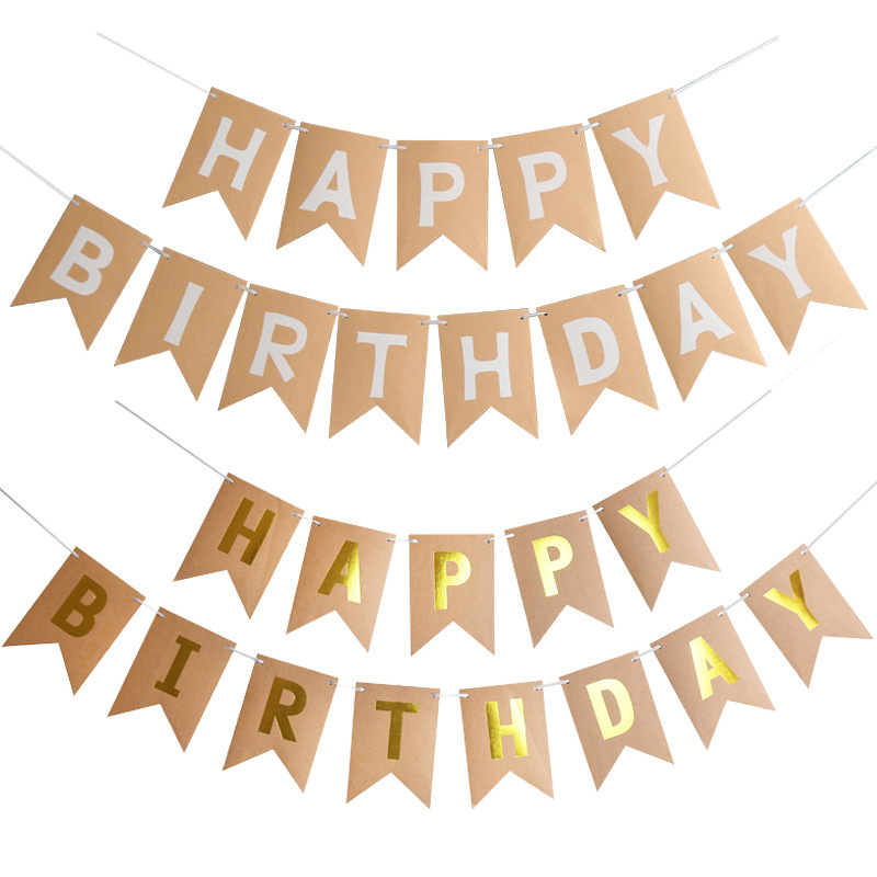 レトロクラフトhappy birthday诞生日お诞生日フラッグフィッシュテールお诞生日フラワーアルファベットタグ|undefined