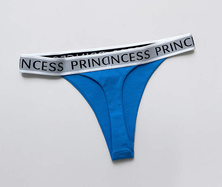 70g Weight Low Waist Panties Waist Thong Panties Style Panties Lingerie Type Cotton Fabric Type 3 PCS/Package Quantity Letter Pattern All Seasons Season Women's Gender Lady, Sexy Style Letter Low Waist Thong Panties 8