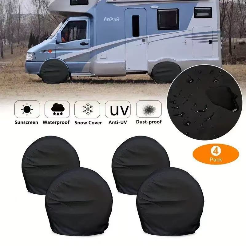 Cross-Border Exclusive Supply of Polyester Spare Tire Covers in Various Colors and Sizes