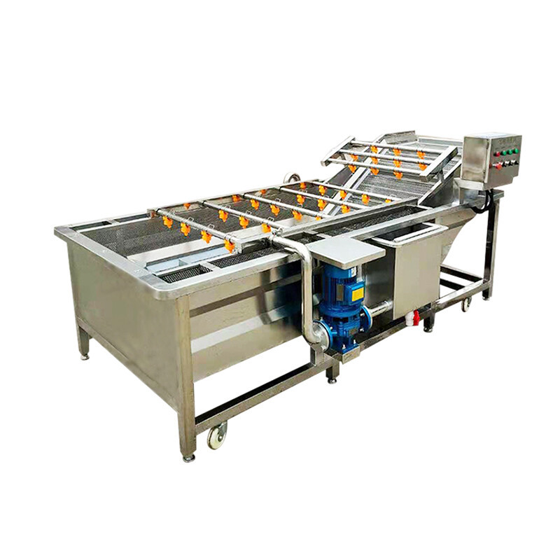 适用超声波大型气泡清洗机喷淋清洗中药材高压工商一体清洗果蔬流