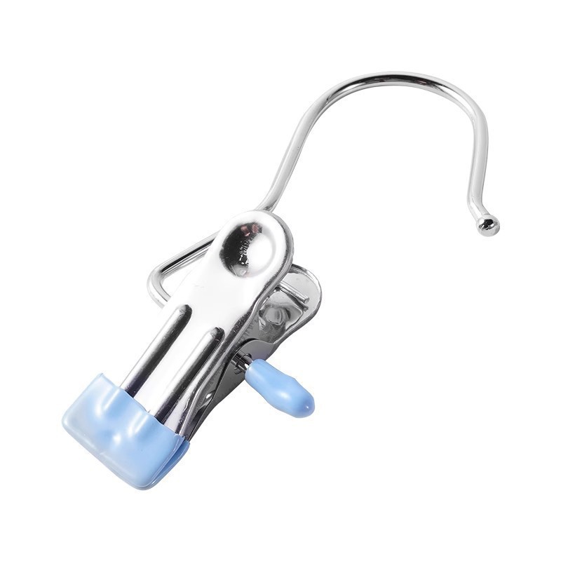 Clip multifuncional para colgar pantalones y pantalones de acero inoxidable de almacenamiento especial para el hogar con un solo clip de secado de ropa fuerte