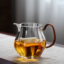 耐热玻璃公道杯日式分茶器女士公杯匀茶器小清新公道杯绿茶杯匀杯