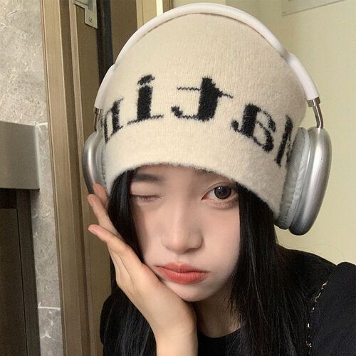  Autumn/Winter New Fashion Matchable Knitted Hat for Girls and Boys, Warm Ear Protection Knit Hat with Wool Yarn, Stylish Cold Hat for Men and Women, Trendy