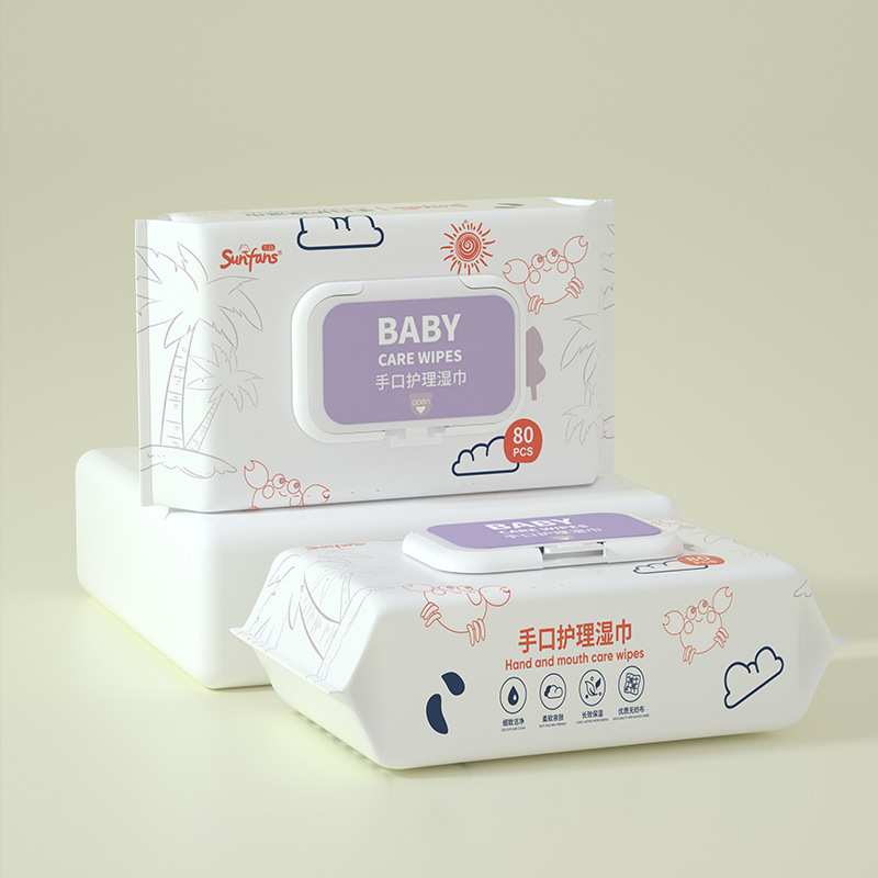 Baby wipes 80 large bags for baby home hand and mouth wet tissues…