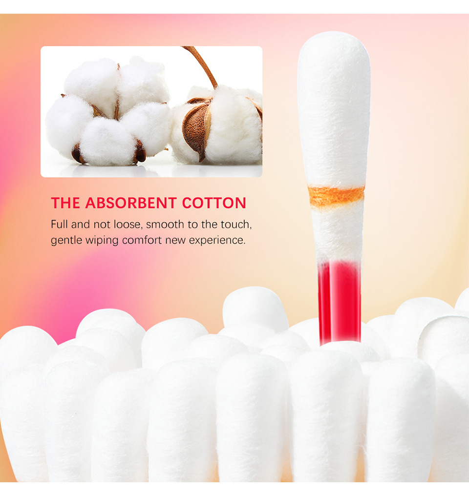ibcccndc's new 3-pack pocket cotton swab lip gloss velvet matte portable cotton swab lipstick undefined