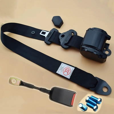 Bus Truck 3-Point Emergency — Car seat belt - k3-plastic-coated-20-steel-wire-rope-base-screws