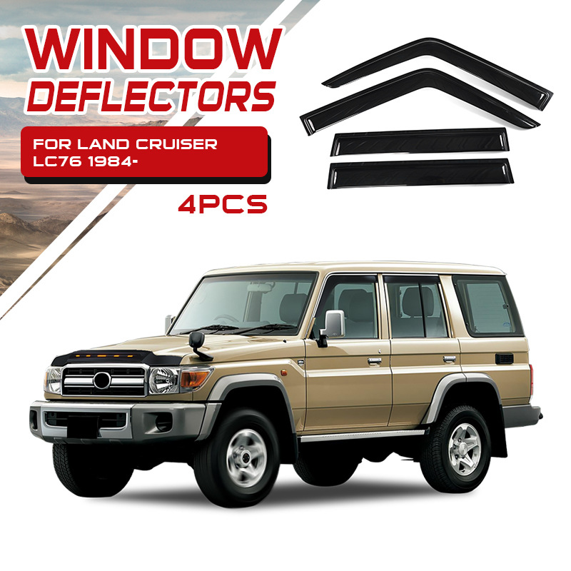 TXR aplicable a Land Cruiser LC79 70 Window Visors Ventana Eyebrow