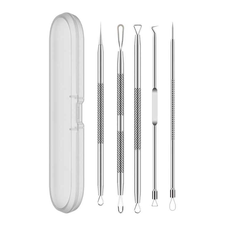 En stock, puede enviar agujas para el acné de acero inoxidable, herramientas de belleza para eliminar el acné oscuro, agujas para el acné, herramientas de belleza, clips celulares