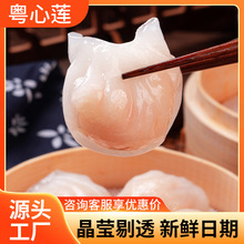 粤味婆虾饺皇巨大水晶虾饺王广东茶楼早茶点心速冻生鲜食品批发