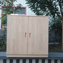 实木飘窗柜松木简易地柜被柜衣柜鞋柜卧室储物吊柜厨房收纳柜钉制